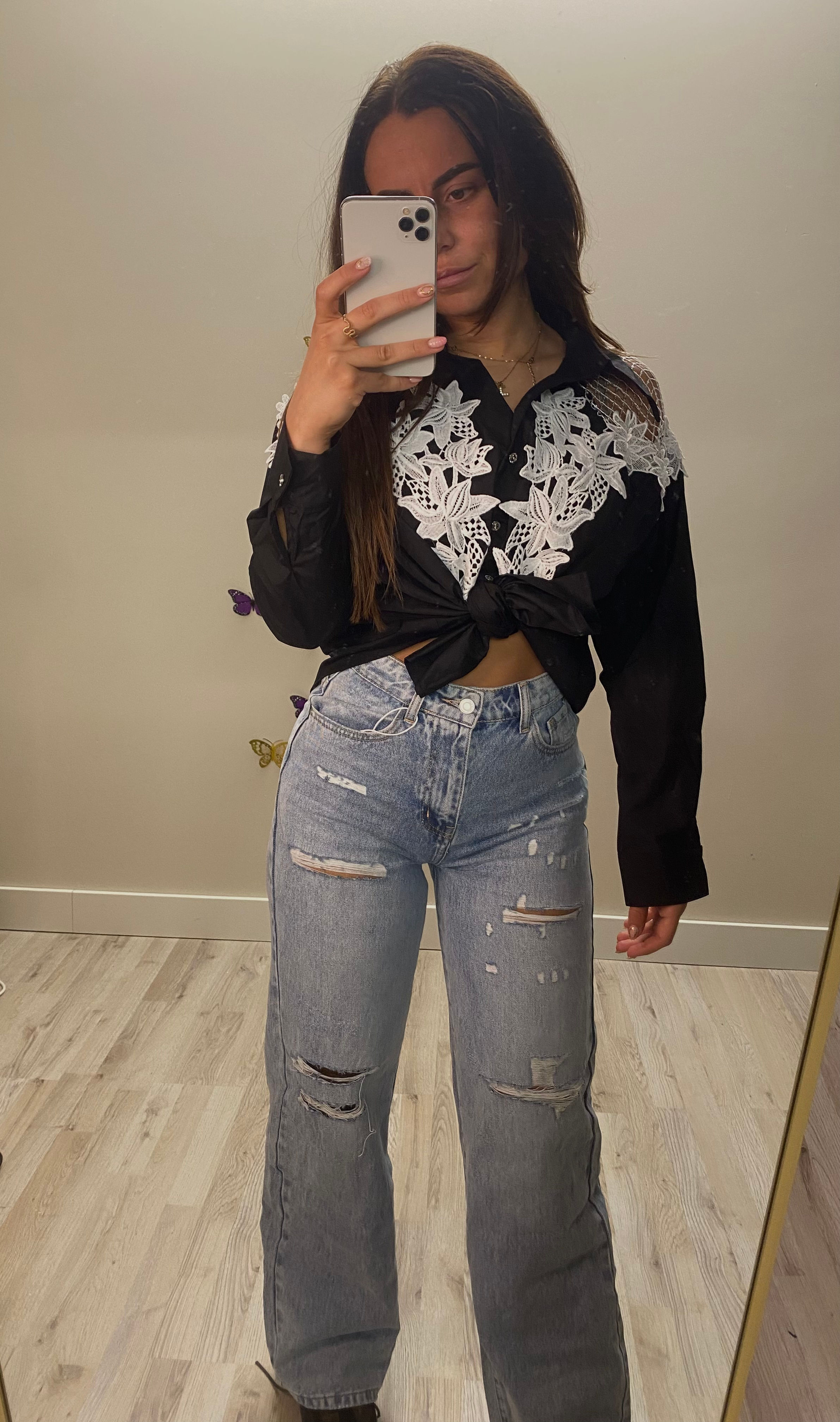 Mila blouse - zwart