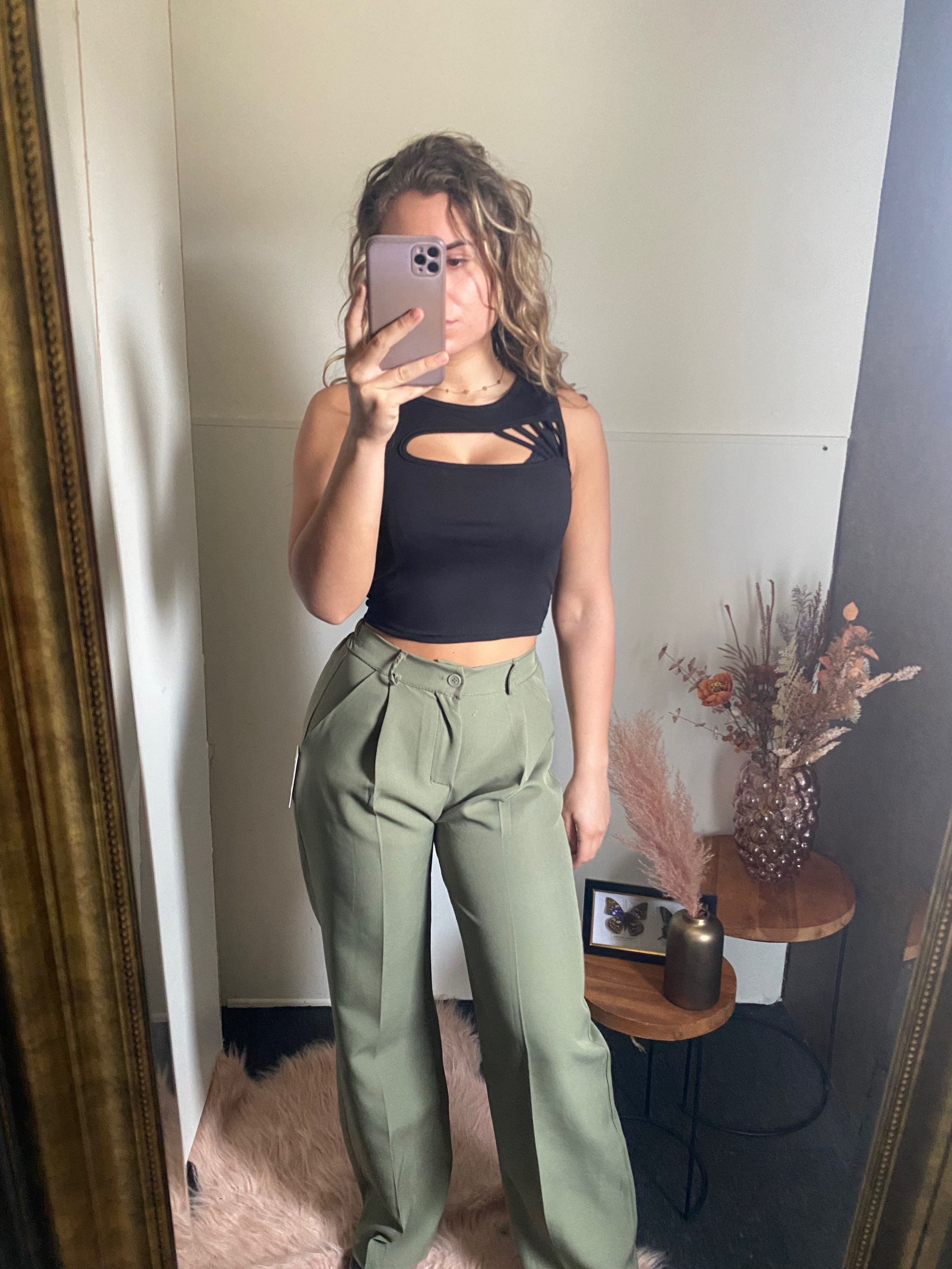 Lisa - pantalon groen
