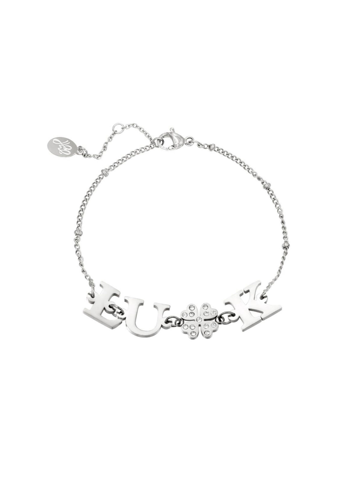 Luck armband zilver