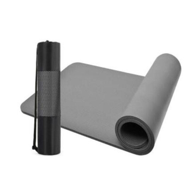 Thumbnail: 10mm NBR Yoga Mat with Free Carry Rope 183*61cm Non-slip. Great For Outdoors!
