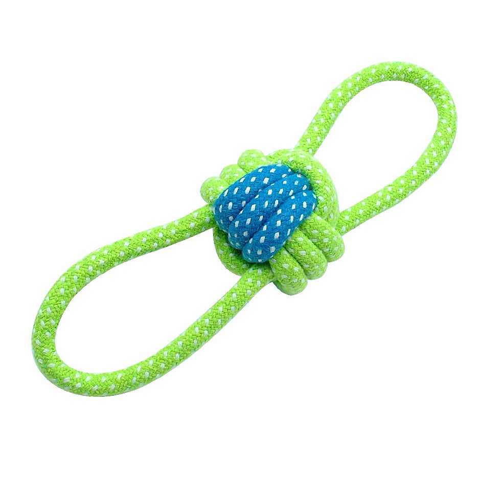 Thumbnail: Cotton Dog Rope Toy Knot Puppy Chew 