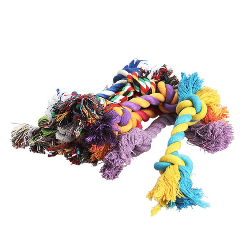 Thumbnail: Durable Braided Knot Chew Toy For Dogs Of All Sizes!