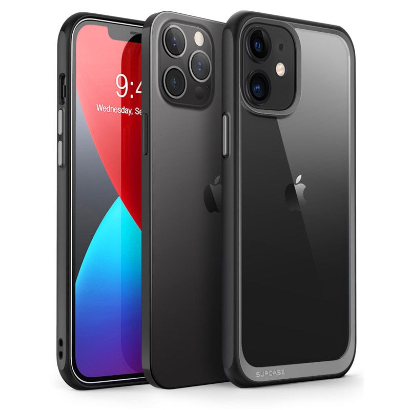 Thumbnail: Premium iPhone 12/12 Pro Case w/ Hybrid Protective Bumper & Clear Back Cover