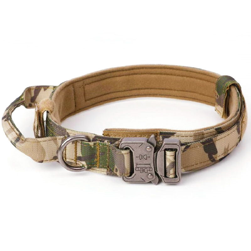 Thumbnail: Tactical Adjustable Dog Collar Made Of Durable Nylon For Medium & Large Dogs.