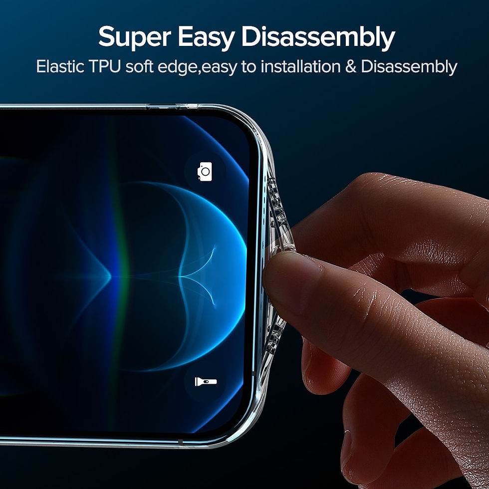 Thumbnail: Luxurious Shockproof Case For iPhone 12-14 Pro Max w/ Lens Protection Cover!!