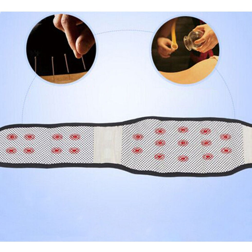 Thumbnail: Adjustable Tourmaline Waist Belt-Self Heating Magnetic Therapy For Lumbar Back 