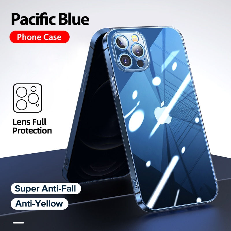 Thumbnail: Luxurious Shockproof Case For iPhone 12-14 Pro Max w/ Lens Protection Cover!!
