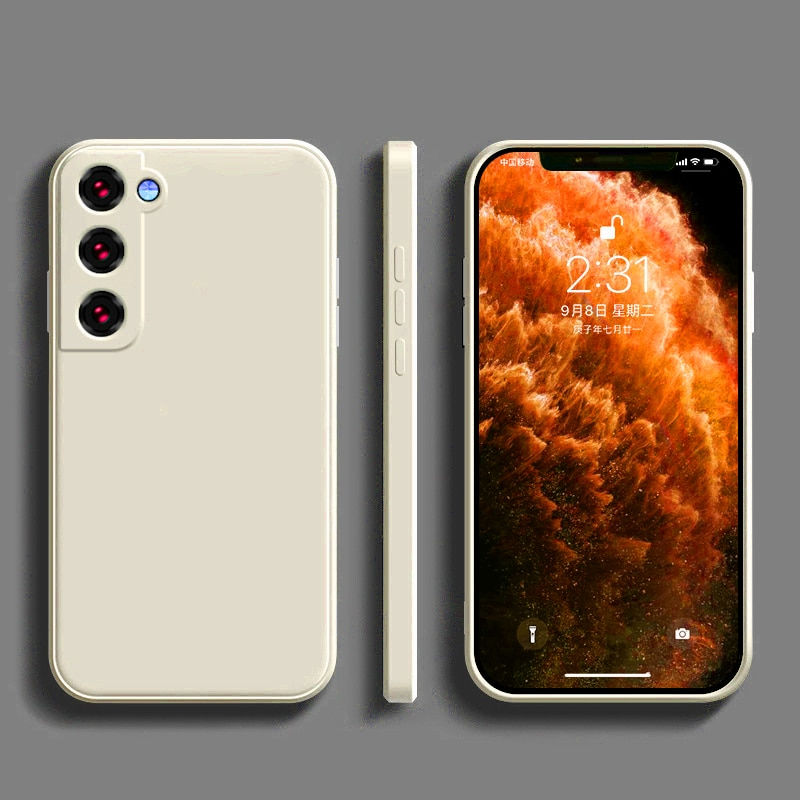 Thumbnail: Liquid Silicone Phone Case For Samsung Galaxy S22 S21 S20 S10 Ultra Plus 