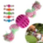 Thumbnail: Bite Resistant Dog Rope With Tough Knot Design For Hours Of Chewing!