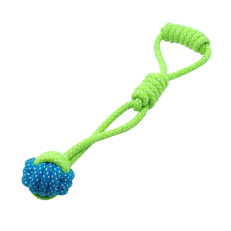 Thumbnail: Cotton Dog Rope Toy Knot Puppy Chew 