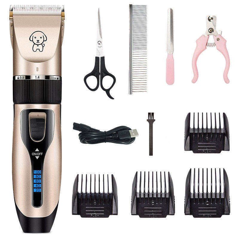 Thumbnail: Electric Pet Grooming Clippers! Cordless & Rechargeable For Grooming On The Go! 