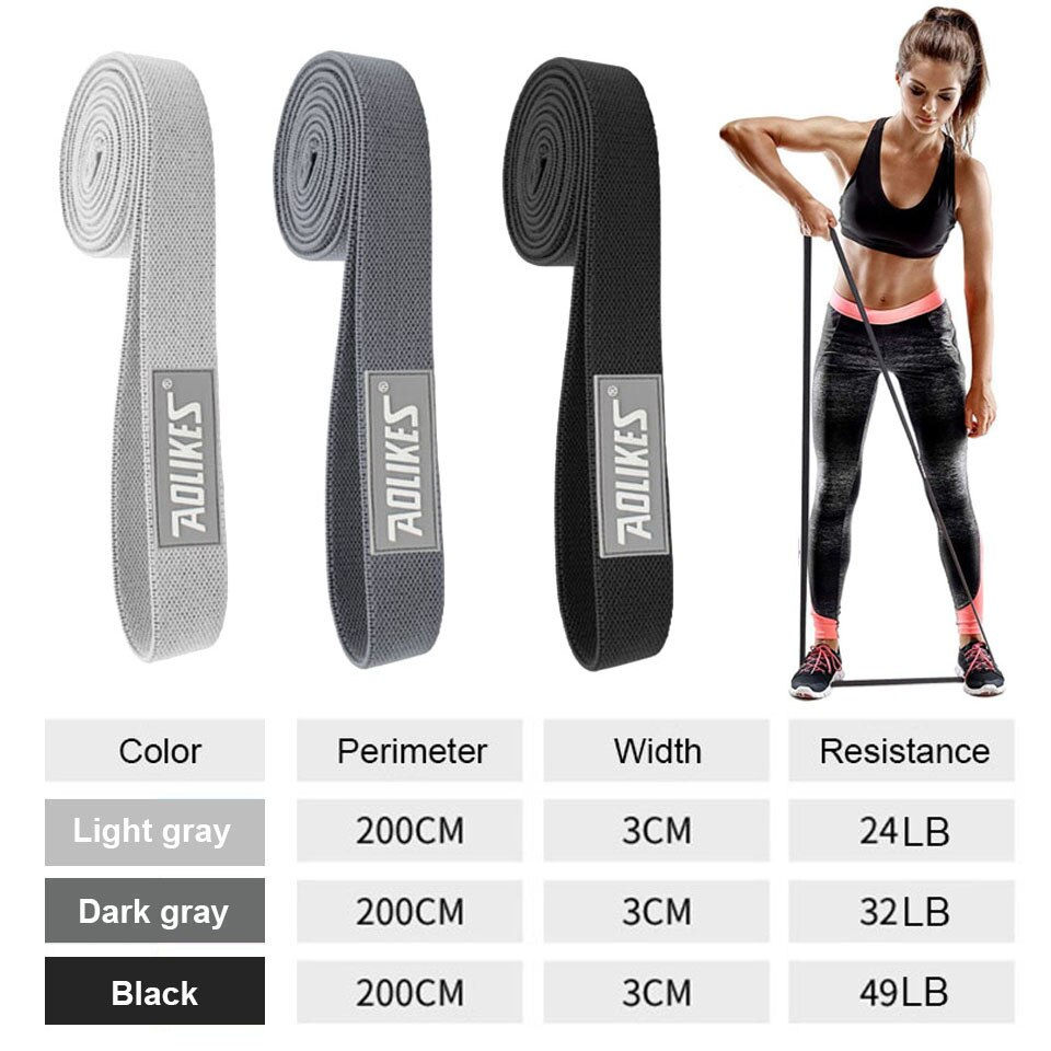 Thumbnail: Braided/Elastic Anti-Slip Circle Band For Resistance During Exercise!