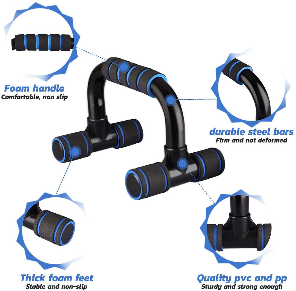 Thumbnail: Perfect Push Up Bars With Elevated Handles To Increase Time Under Tension