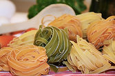 Pâtes colorées