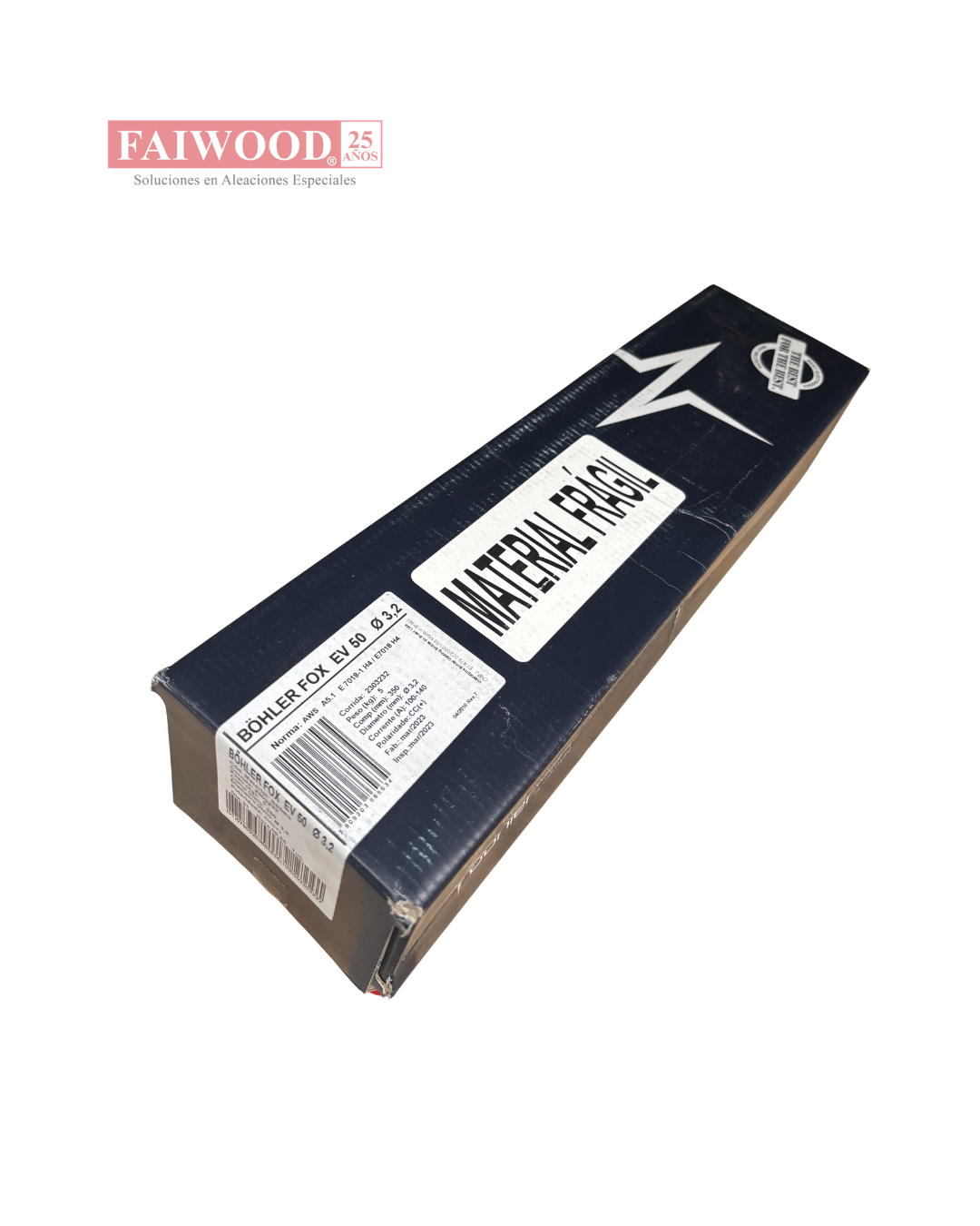 ELECTRODO BOHLER FOX EV 50 E7018-1 H4 Ø 3.2 MM X 5.0 KG