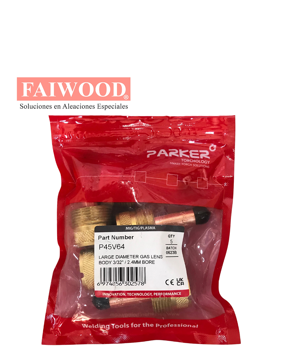 Gas Lens para torcha TIG.