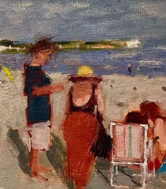 Thumbnail: Kate Huntington.  “Her Hands Are Full”.  11” X 14”