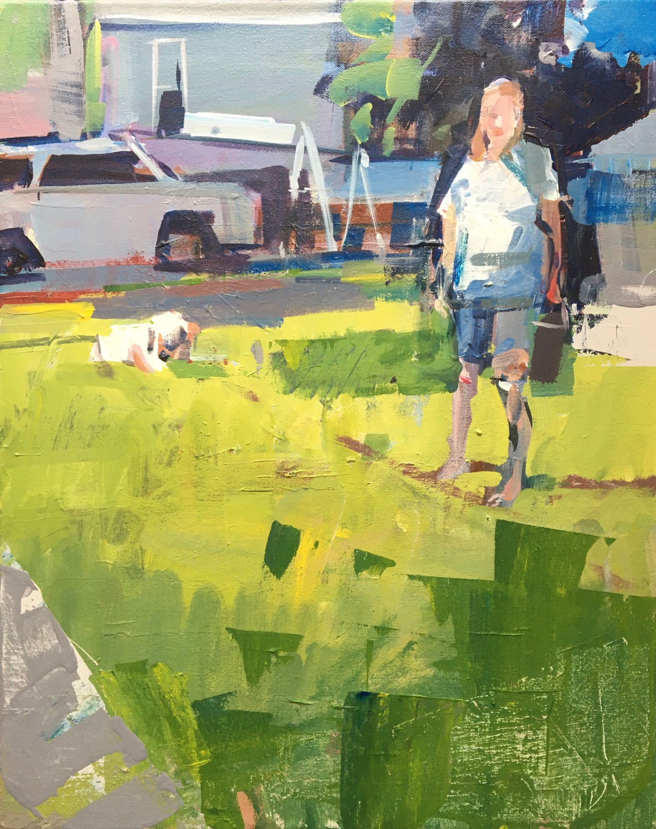 Cathy Chin   “Suburban Domain   20”X16”