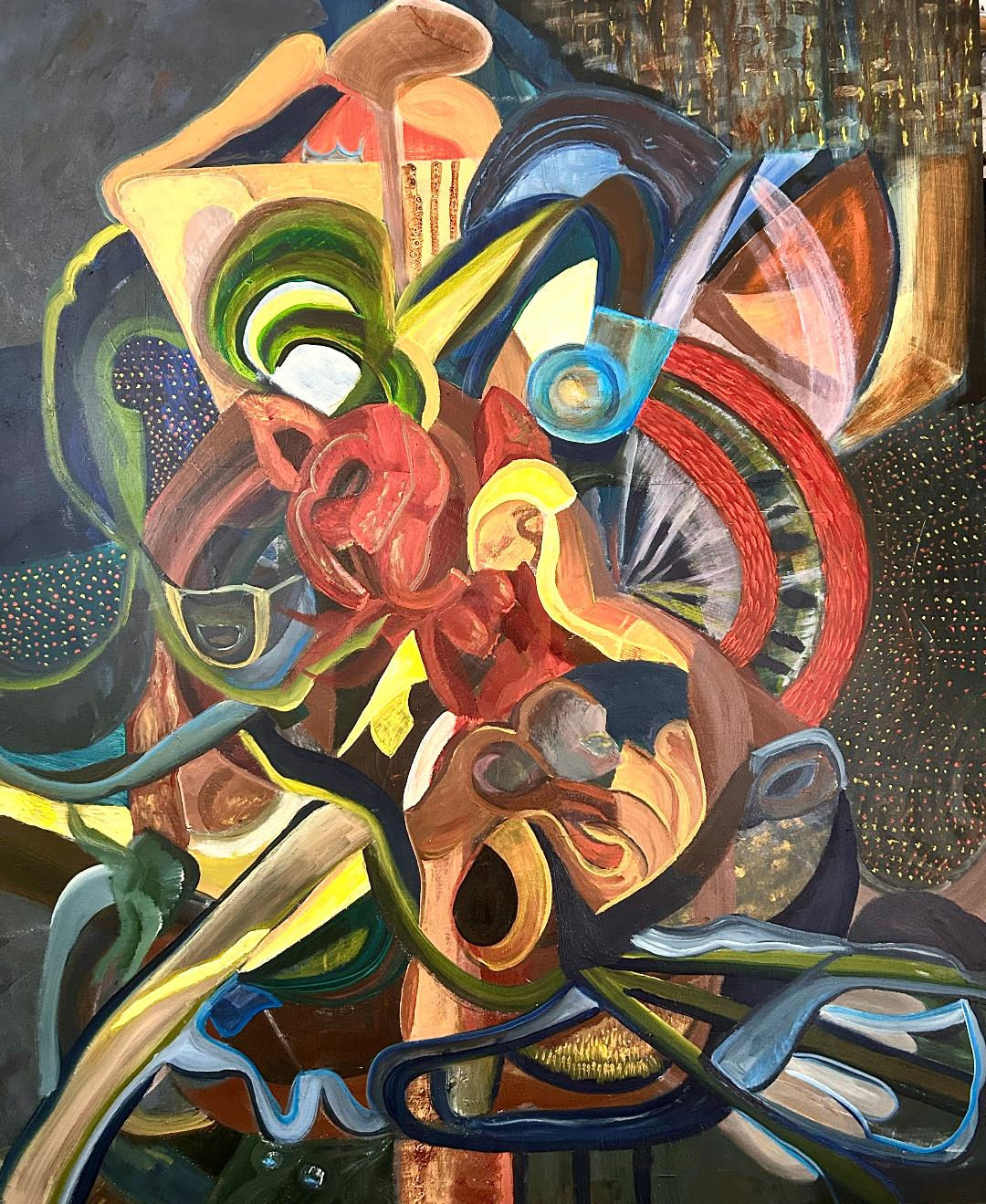 Anthony Salemme.  “Garden Amusement #2”.  43” X 35”