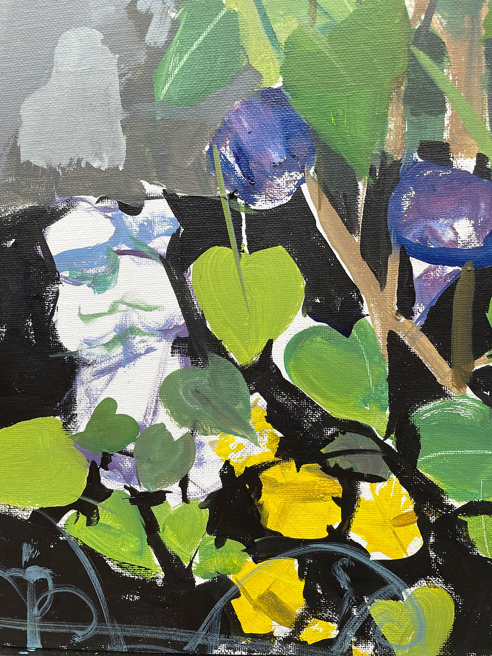 Thumbnail: Cathy Chin.  “Garden Angel”.  12” X 12”
