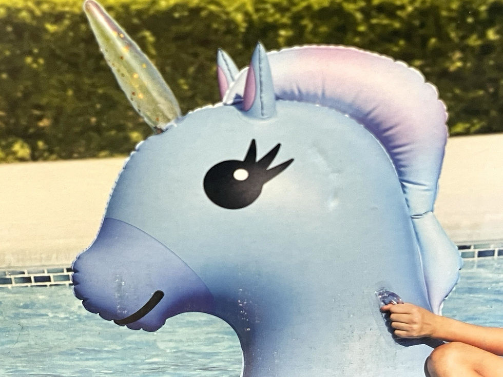 Thumbnail: NEW Member's Mark Inflatable Unicorn Pool /Water Float Boxed & Over 5 feet Long