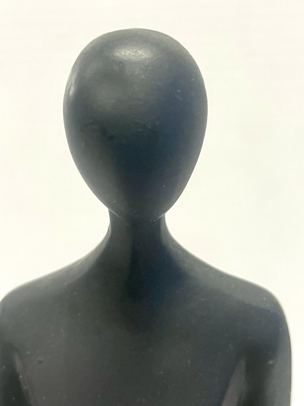Thumbnail: Faceless Abstract Guitarist Statue With Gold Guitar Figure Modern Polyresin