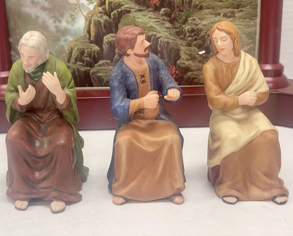 Thumbnail: Hawthorne Village “The Last Supper” Inspired By Thomas Kinkade Collection Set