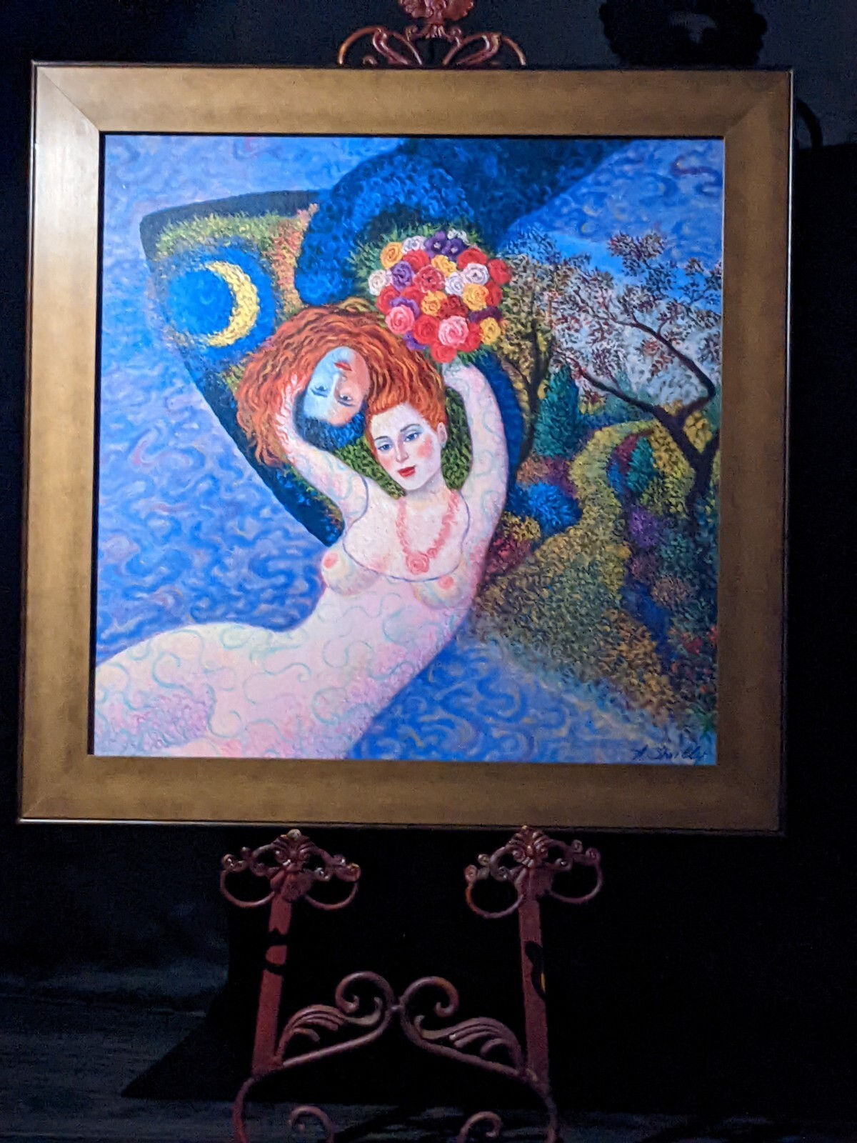 "Reflections # 58" Ltd Edition Giclee on Canvas Albert Shvilly Art by Qart