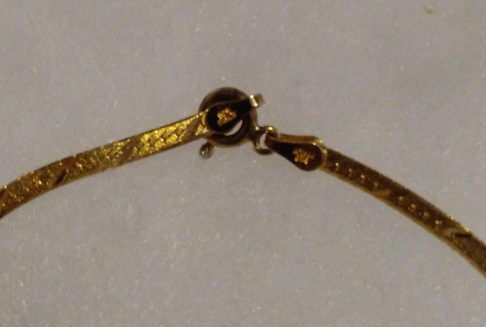 Thumbnail: Gold Tone Sterling Silver Braided Bracelet Made in Italy 925 Preowned