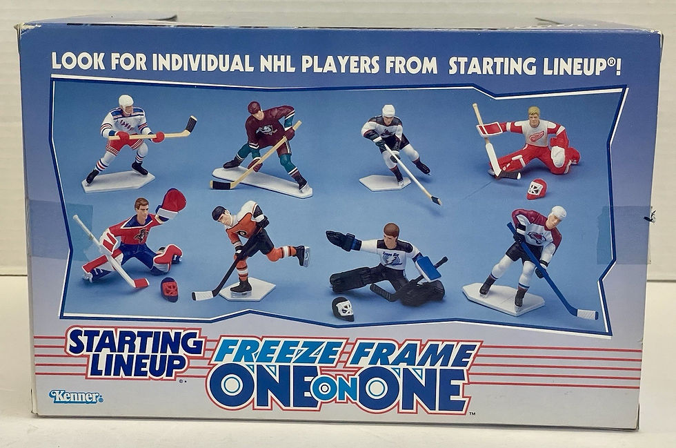 Thumbnail: 1997 Starting Lineup Freeze Frame One on One Gretzky & Hasek Figure Set New Boxd