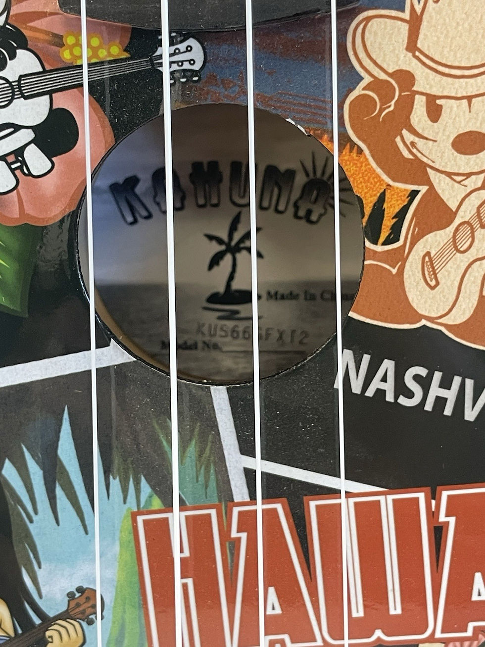 Thumbnail: Kahuna Soprano Ukulele Felix The Cat Edition Graphic Design Black with Case New