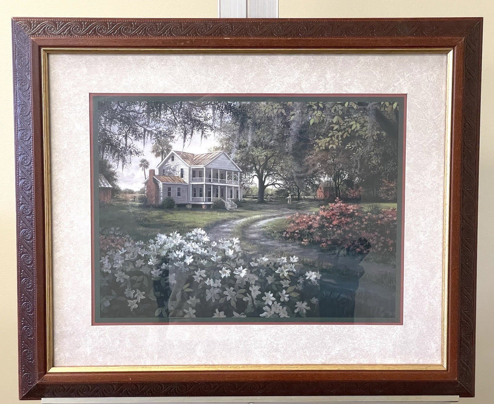 “Song of the South” By R.C. Carter Beautiful Ornate Framed Print Vintage Art