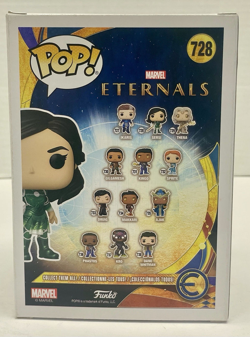 Thumbnail: Funko Pop! Sersi #728 Eternals Marvel Vinyl Figure New & Boxed
