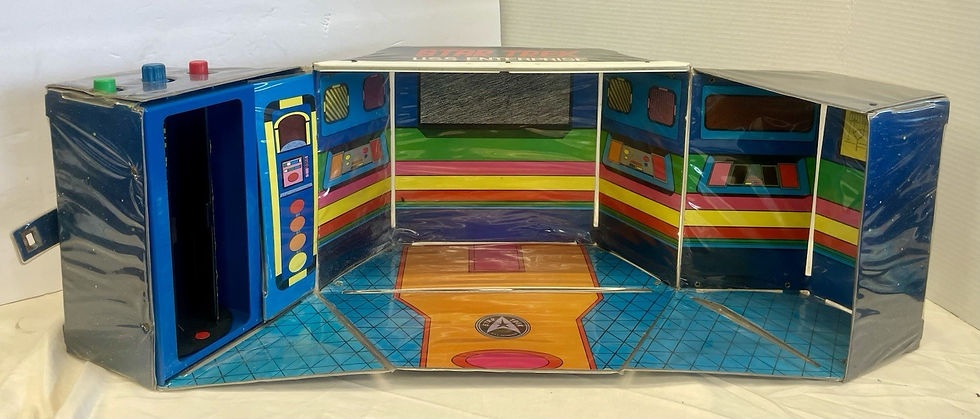 Thumbnail: Vintage 1975 Mego Star Trek U.S.S Enterprise Action Playset Transporter Bridge