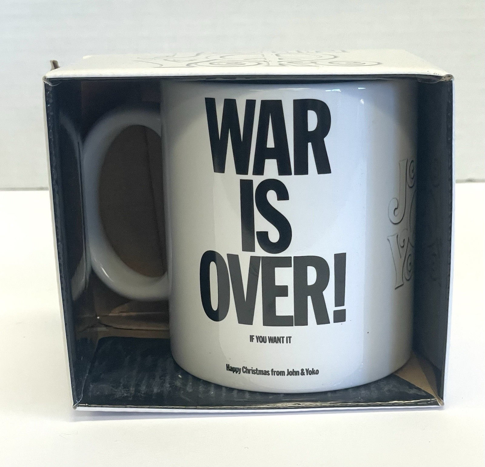John & Yoko War Is Over Ceramic Mug New with Original Packaging Official Merch