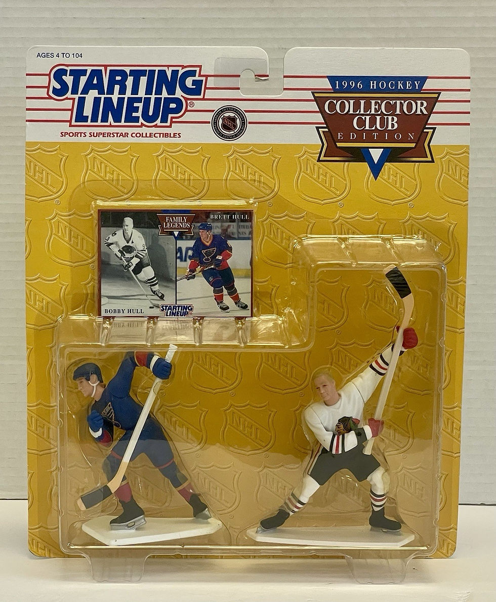 Thumbnail: 1996 Starting Lineup Collectors Edition Family Legends Brett/Bobby Hull Figures