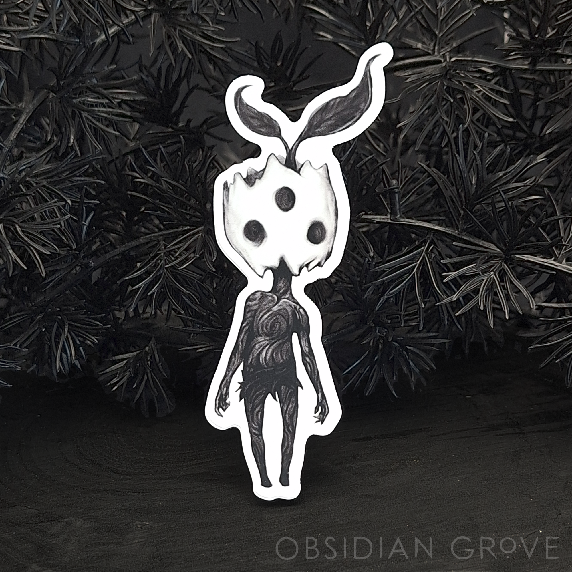 Black Forest Sapling Sticker