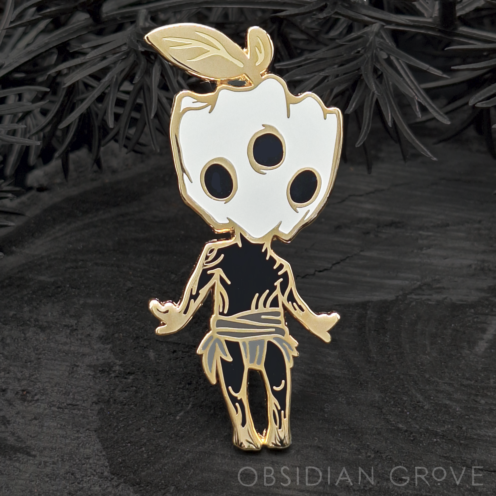 Three-Eyed Sapling Pin