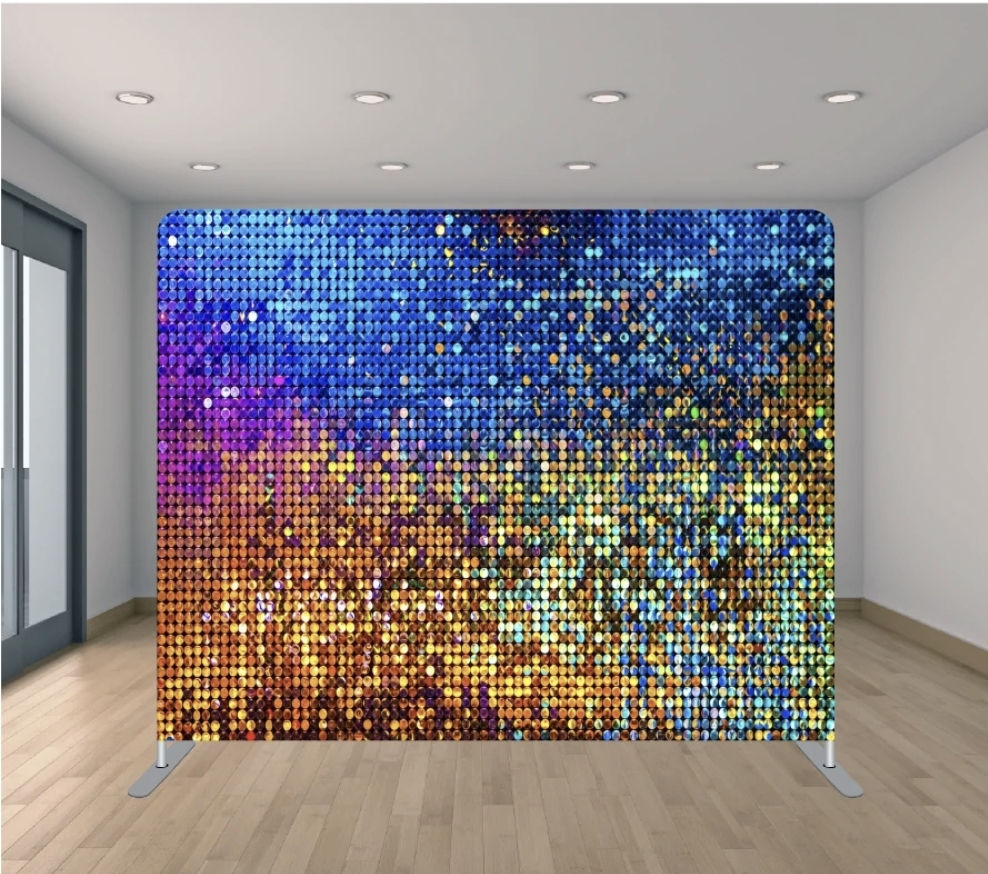 Multi Disco Pillowcase Backdrop