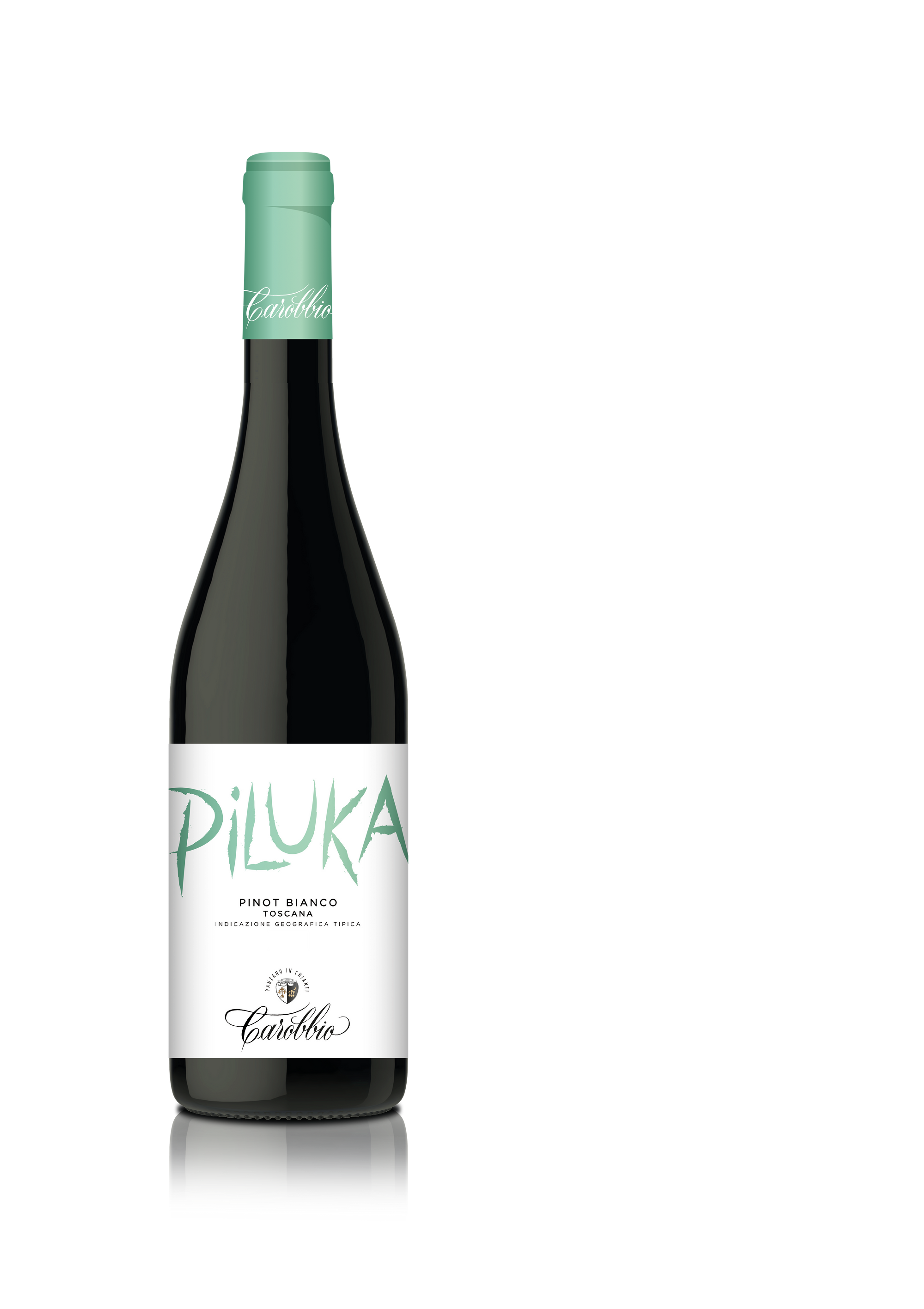 CAROBBIO -PINOT BIANCO TOSCANA IGT  "PILUKA" -btle (cs-6)