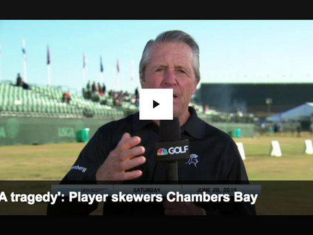 Gary Player rants about Chambers Bay