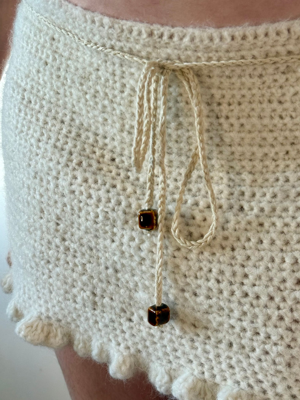 Thumbnail: Crochet mini skirt (Pre-made)