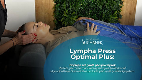 Přístrojová lymfodrenáž Lympha Press Optimal Plus pro podporu lymfatického systému