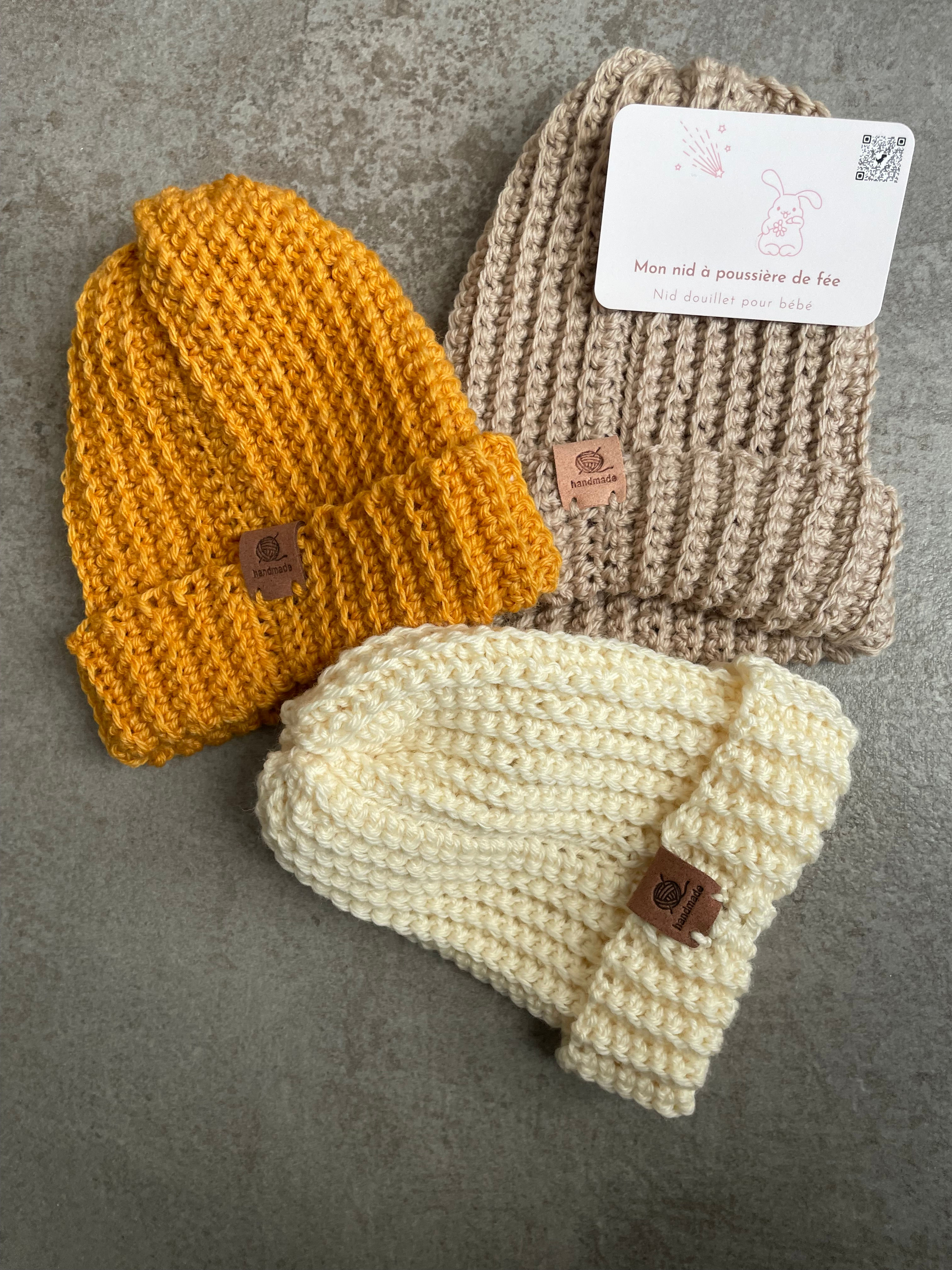 Bonnet douceur tout âge : du prématuré à l'adulte