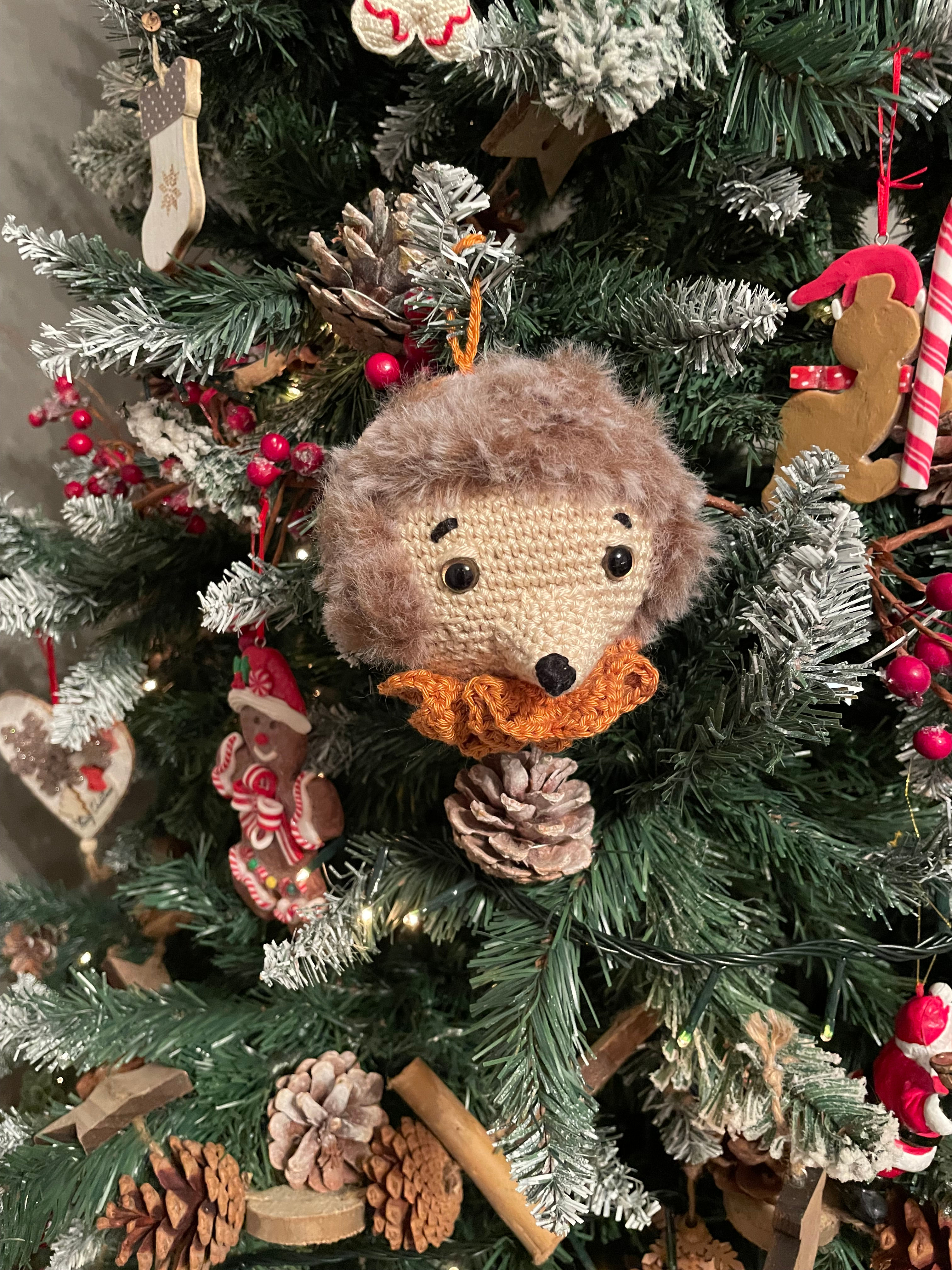 Boule de Noël : Gaston, le hérisson