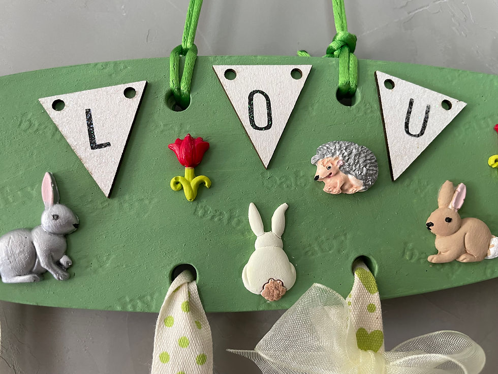 Miniature : Plaque naissance décorative personnalisée