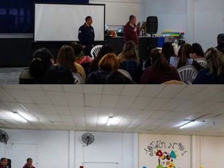 Prevención y contingencia: Junto a Defensa Civil y Bomberos Voluntarios