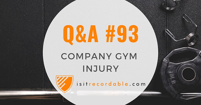 Company Gym Injury
