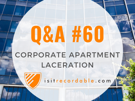Q60 - Corporate Apartment Laceration