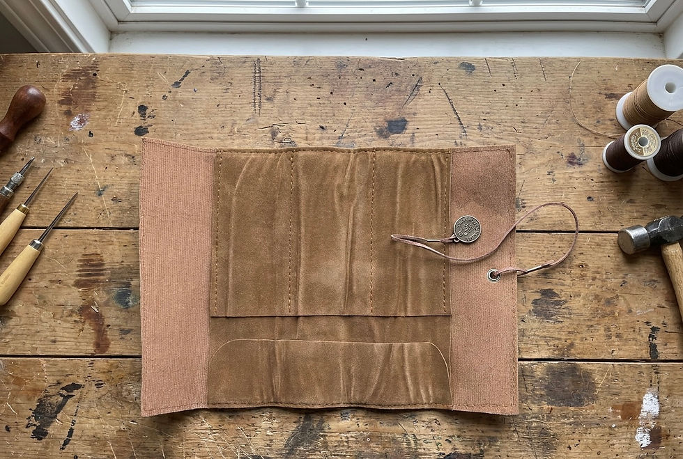 Thumbnail: Faux leather Pencil / Watch Strap Case